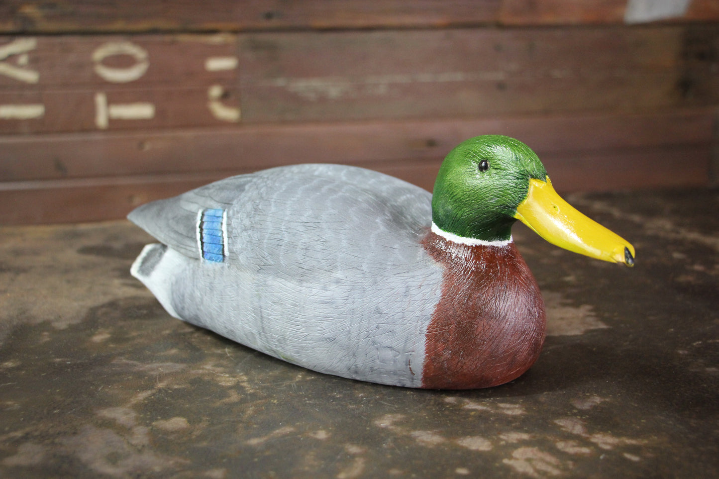 Hand Carved Mallard Drake - Hand Painted