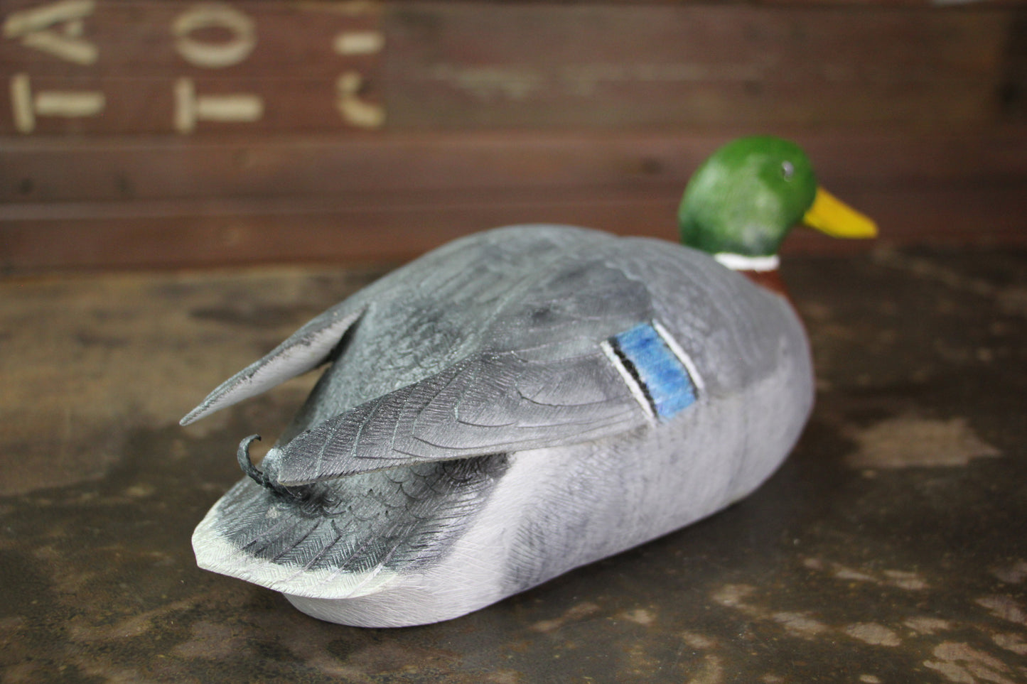 Hand Carved Mallard Drake - Hand Painted