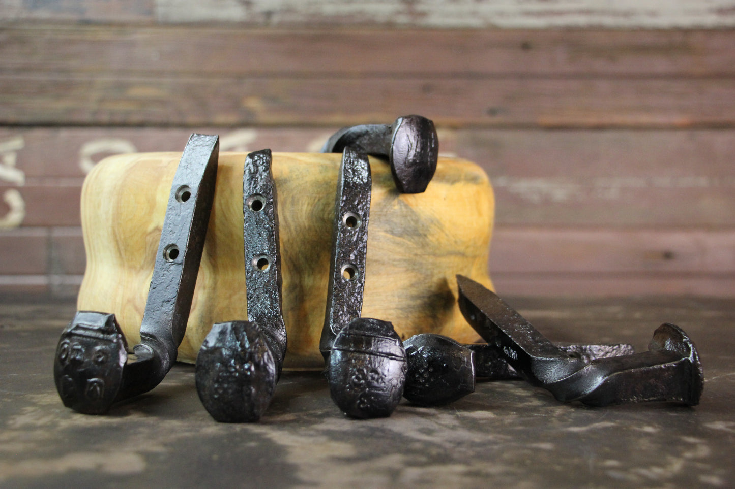 Railroad Spike Twisted Hook - Single Hook